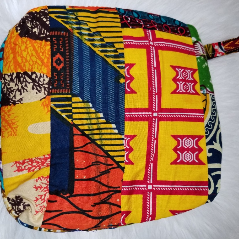 Book case protector table case african print